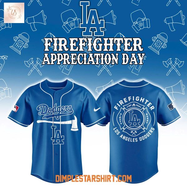 Los Angeles Dodgers Firefighter Appreciation Day Jersey