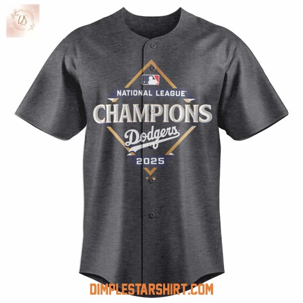 Los Angeles Dodgers National League Champions 2025 Gray Jersey
