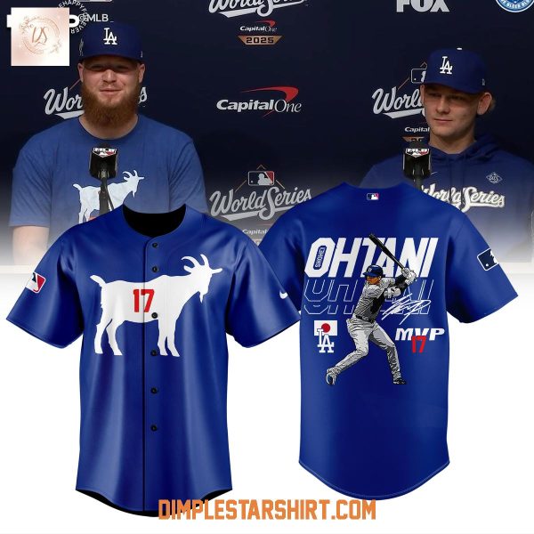 Los Angeles Dodgers The Goat Shohei Ohtani Jersey