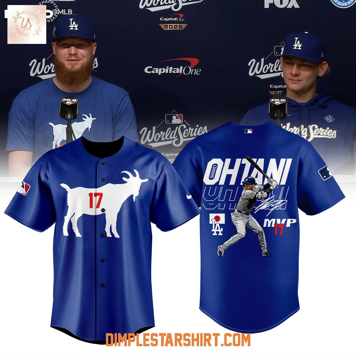 Los Angeles Dodgers The Goat Shohei Ohtani Jersey Los Angeles Dodgers The Goat Shohei Ohtani Jersey