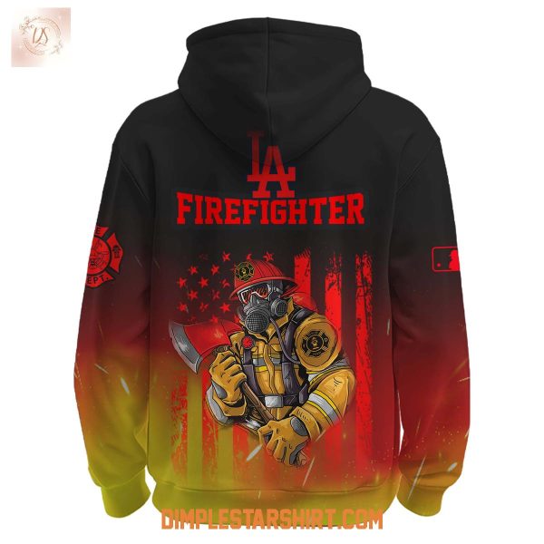 Los Angeles Dodgers x Firefighter The Bravest Flame Hoodie Shirt