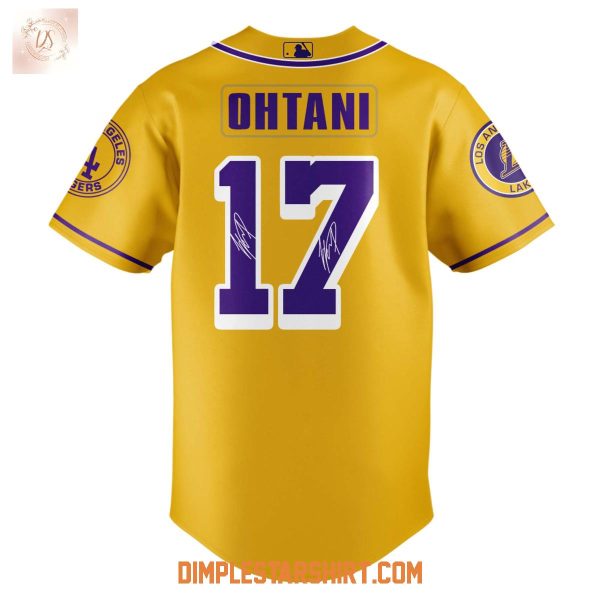 Los Angeles Dodgers x Lakers Ohtani Jersey