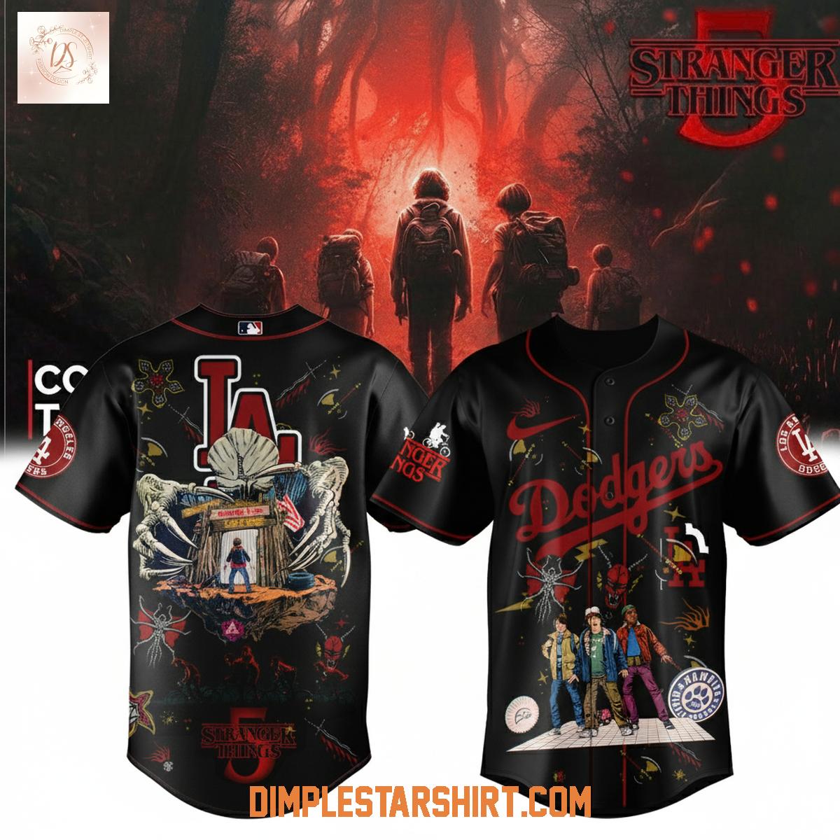 Los Angeles Dodgers x Stranger Things Brand New Day Jersey Los Angeles Dodgers x Stranger Things Brand New Day Jersey