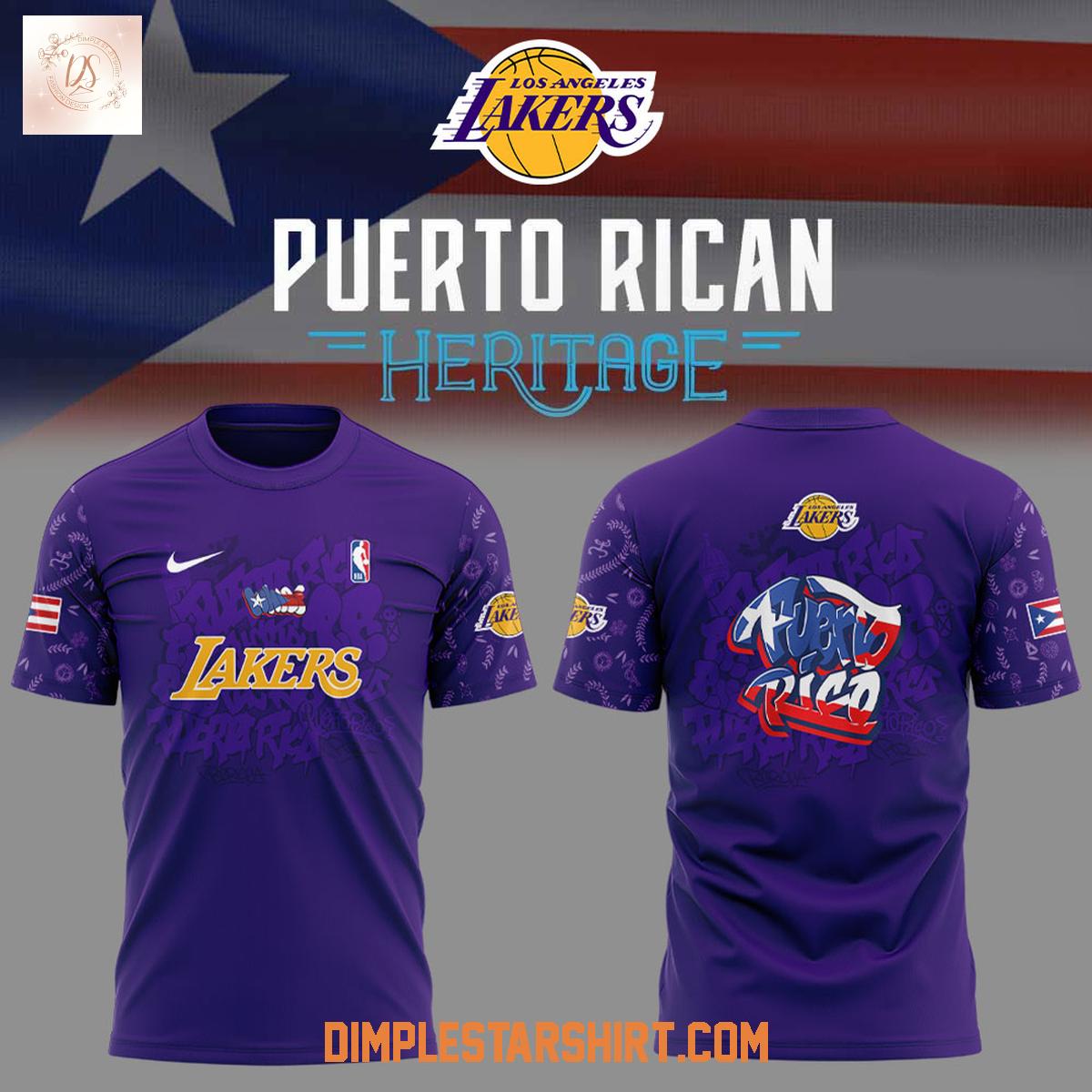 Los Angeles Lakers Puerto Rican Heritage 2025 Hoodie Shirt Los Angeles Lakers Puerto Rican Heritage 2025 Hoodie Shirt