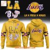 Los Angeles Lakers x Mew x Kaws Black Hoodie Shirt