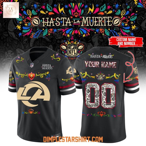 Los Angeles Rams Hasta Las Muerte 2025 Football Jersey