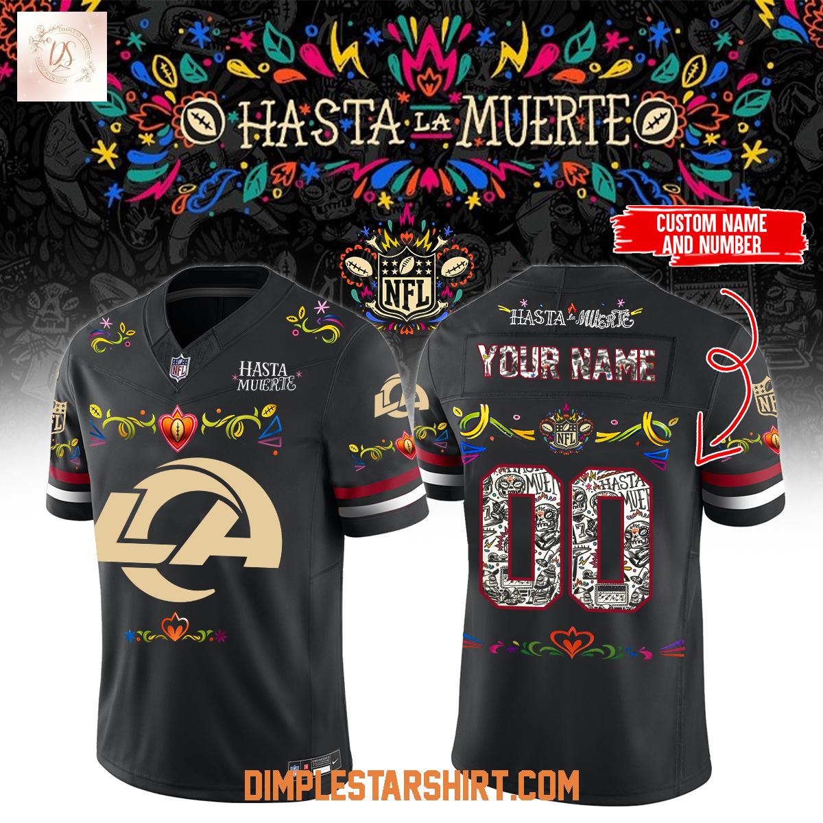 Los Angeles Rams Hasta Las Muerte 2025 Football Jersey Los Angeles Rams Hasta Las Muerte 2025 Football Jersey