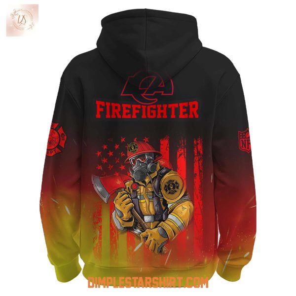 Los Angeles Rams x Firefighter The Bravest Flame Hoodie Shirt