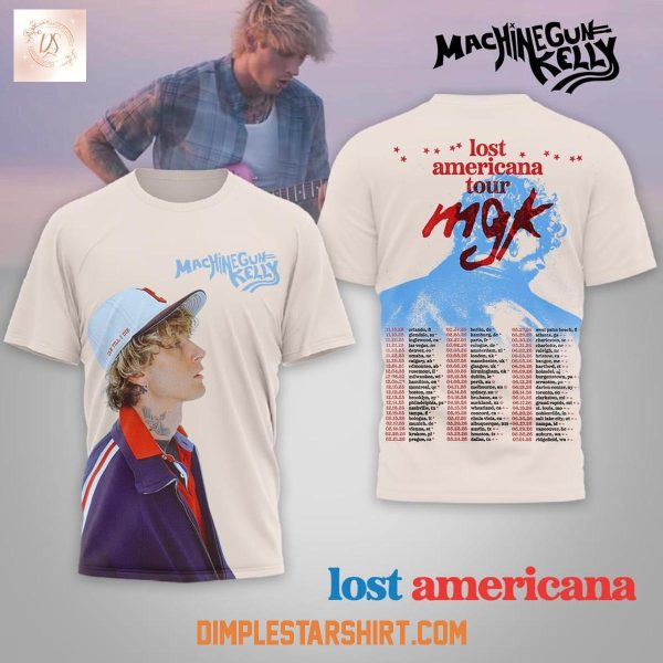 Machine Gun Kelly Lost Americana Tour Shirt Machine Gun Kelly Lost Americana Tour Shirt