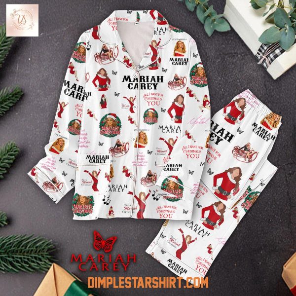 Mariah Carey All I Want For Christmas Is You Pajamas Set