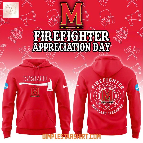 Maryland Terrapins Firefighter Application Day 2025 Hoodie Shirt