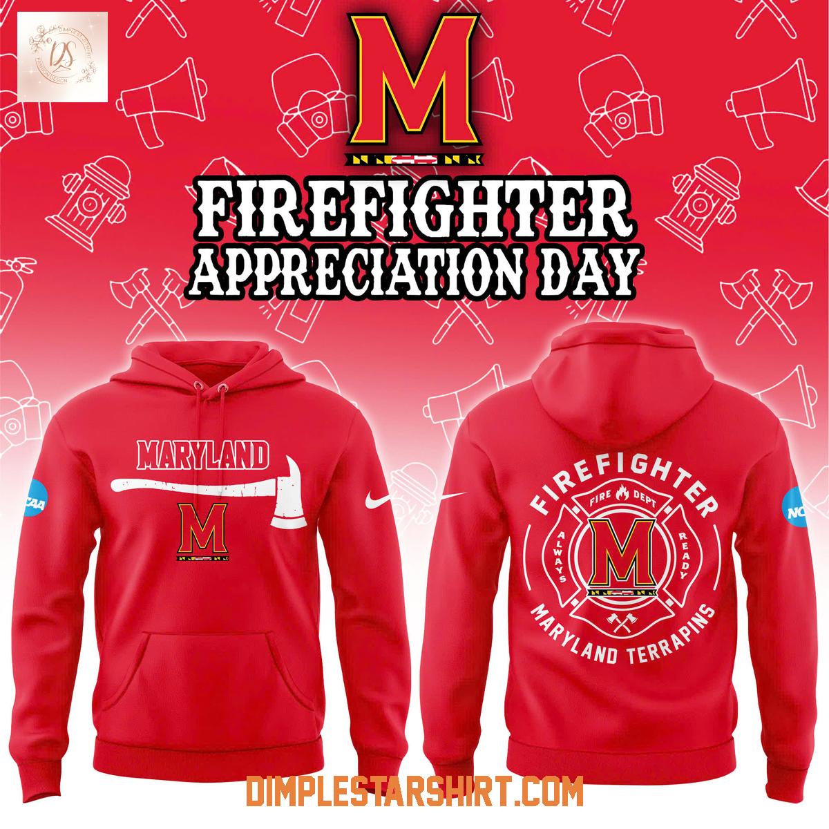Maryland Terrapins Firefighter Application Day 2025 Hoodie Shirt Maryland Terrapins Firefighter Application Day 2025 Hoodie Shirt