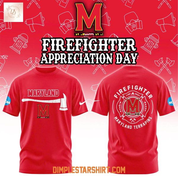Maryland Terrapins Firefighter Application Day 2025 Hoodie Shirt