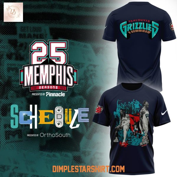 Memphis Grizzlies 25th Anniversary Hoodie Shirt