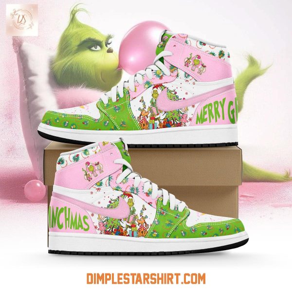 Merry Grinchmas Happy Holiday Air Jordan 1 Shoes