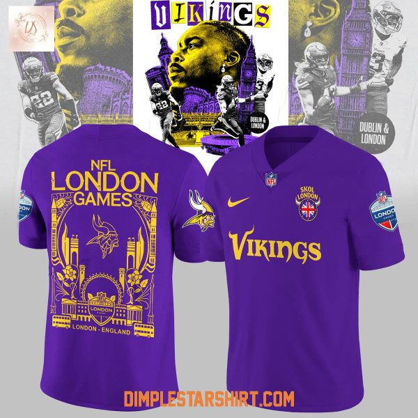 Minnesota Vikings NFL In London Games Football Jersey
