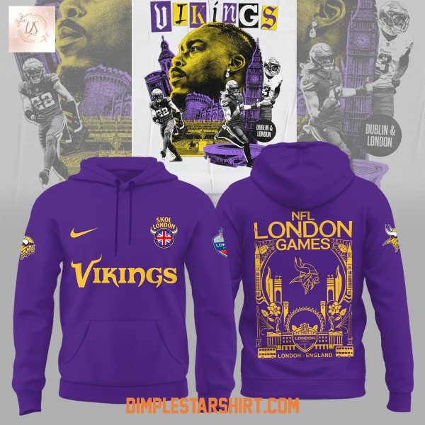 Minnesota Vikings NFL In London Games Hoodie Shirt