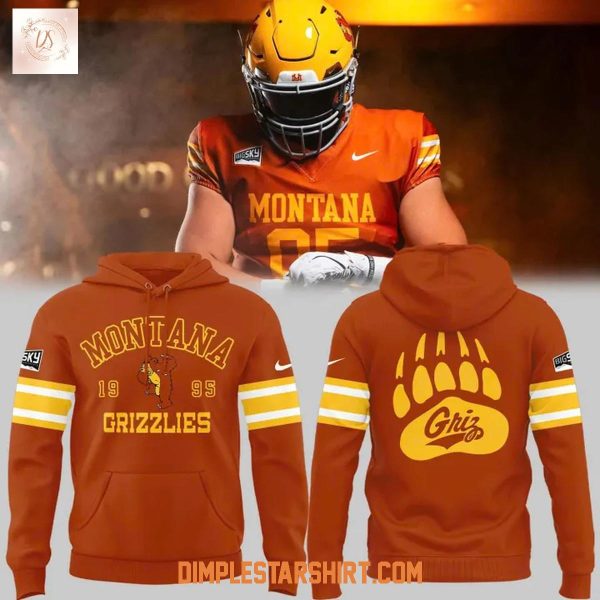 Montana Grizzlies 1995 Anniversary Hoodie Shirt