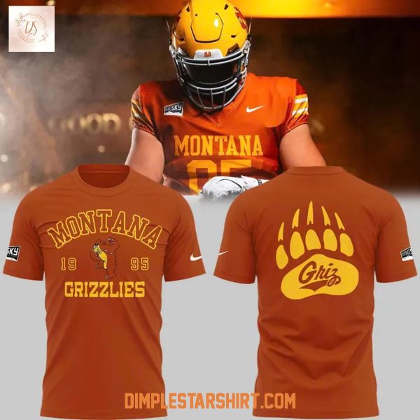 Montana Grizzlies 1995 Anniversary Hoodie Shirt