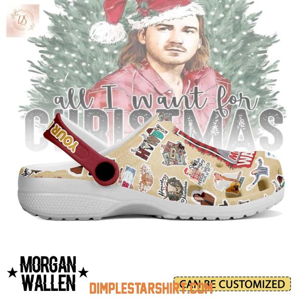 Morgan Wallen Christmas Santa Baby Clogs Crocs
