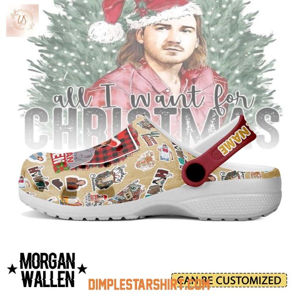 Morgan Wallen Christmas Santa Baby Clogs Crocs