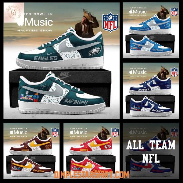 NFL x Bad Bunny Super Bowl LX 2026 Air Force 1 Shoes