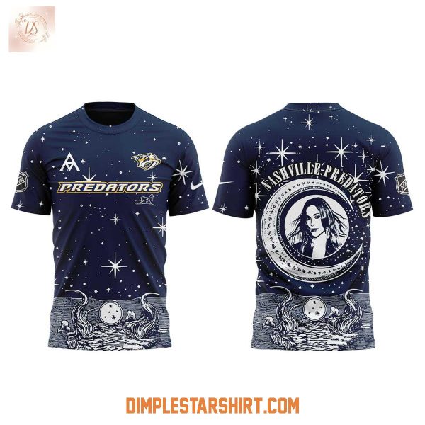 Nashville Predators Alanis Morissette The Triple Moon Tour 2025 Hoodie T Shirt