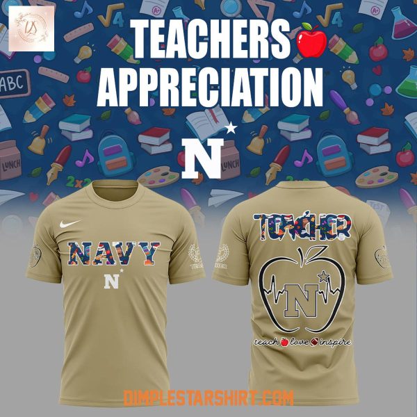Navy Midshipmen Teachers Appreciation 2025 Hoodie Shirt