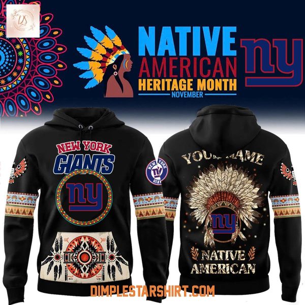 New York Giants Native American Heritage Month 2025 Hoodie Shirt