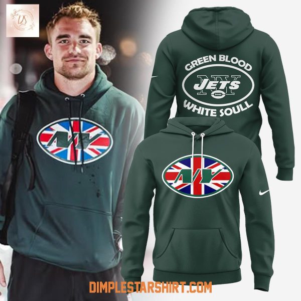 New York Jets Green Blood White Soull Hoodie Shirt