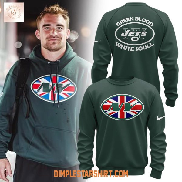 New York Jets Green Blood White Soull Hoodie Shirt