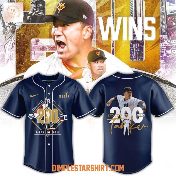 New York Yankees Masahiro Tanaka 200 Wins Jersey