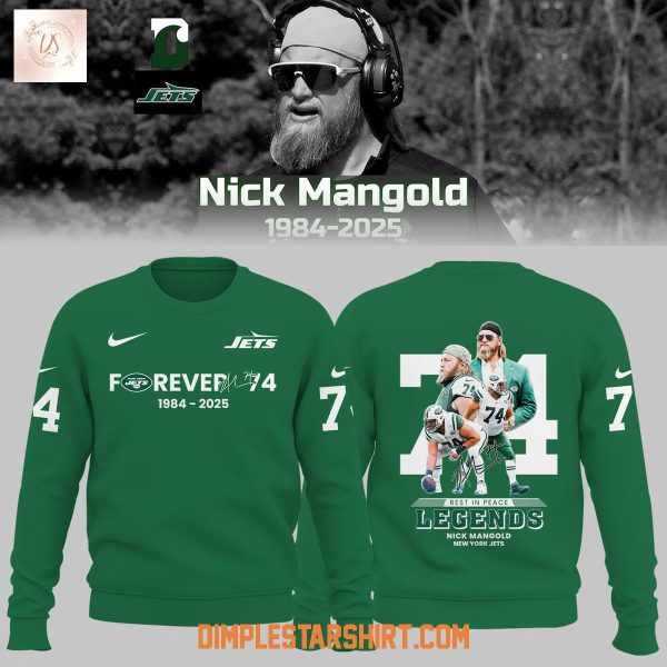 Nick Mangold New York Jets Forever 74 Legends Hoodie Shirt
