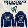 Notre Dame Fighting Irish Hockey Team Leprechaun Green Hoodie Shirt