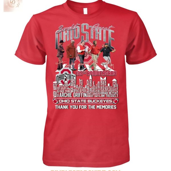 Ohio State Buckeyes 135th Anniversary T Shirt