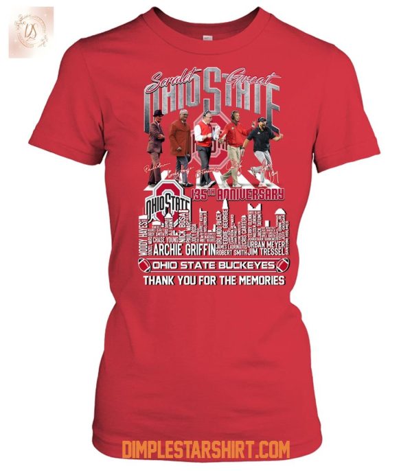 Ohio State Buckeyes 135th Anniversary T Shirt