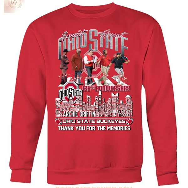 Ohio State Buckeyes 135th Anniversary T Shirt