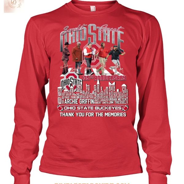 Ohio State Buckeyes 135th Anniversary T Shirt