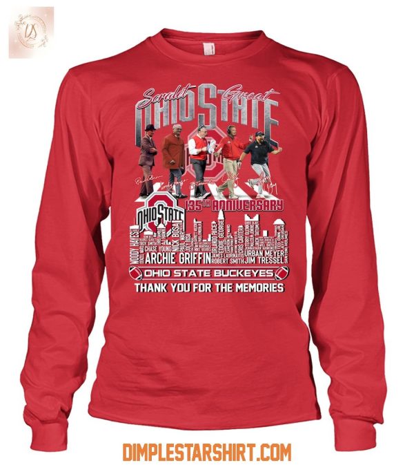 Ohio State Buckeyes 135th Anniversary T Shirt