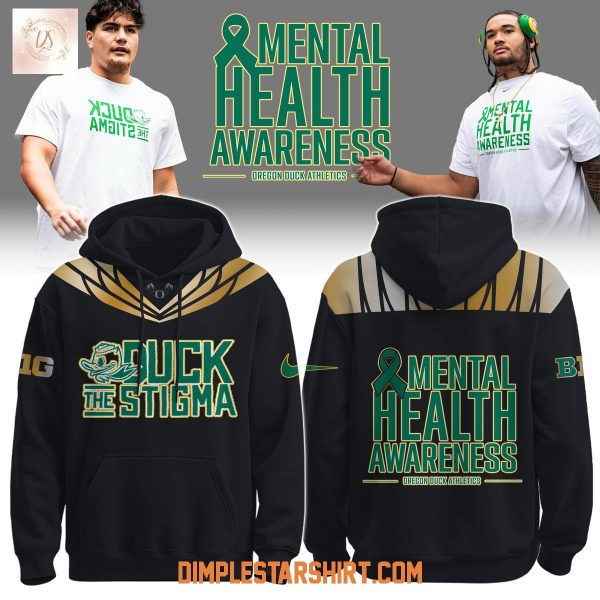 Oregon Ducks The Mighty Duck Takes The Lead Mental Health Awareness Hoodie Shirt