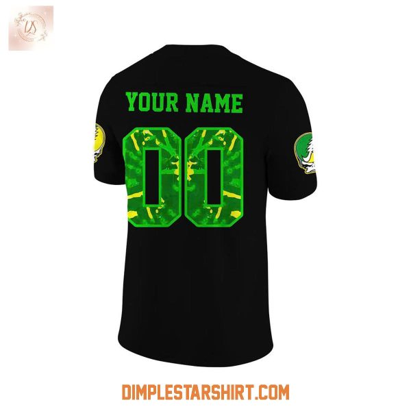 Oregon Ducks x Grateful Dead 60 Years Football Jersey