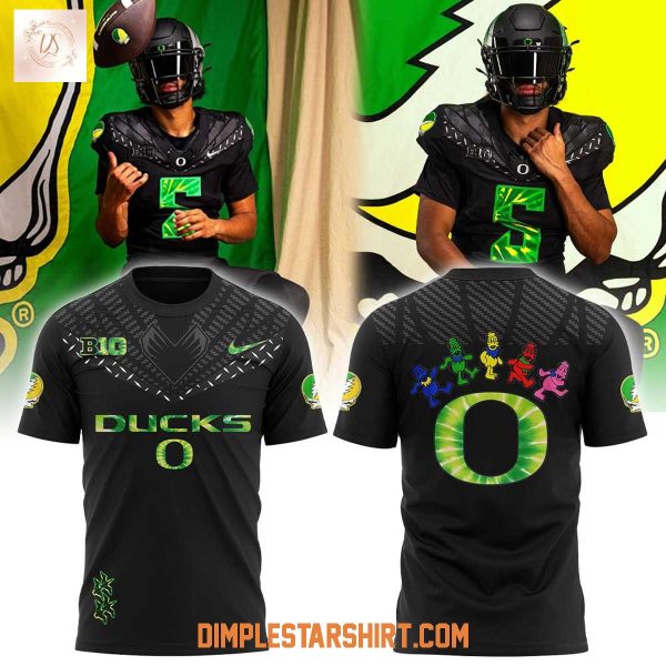 Oregon Ducks x Grateful Dead 60 Years Hoodie Shirt