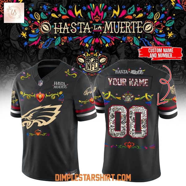 Philadelphia Eagles Hasta La Muerte 2025 Football Jersey