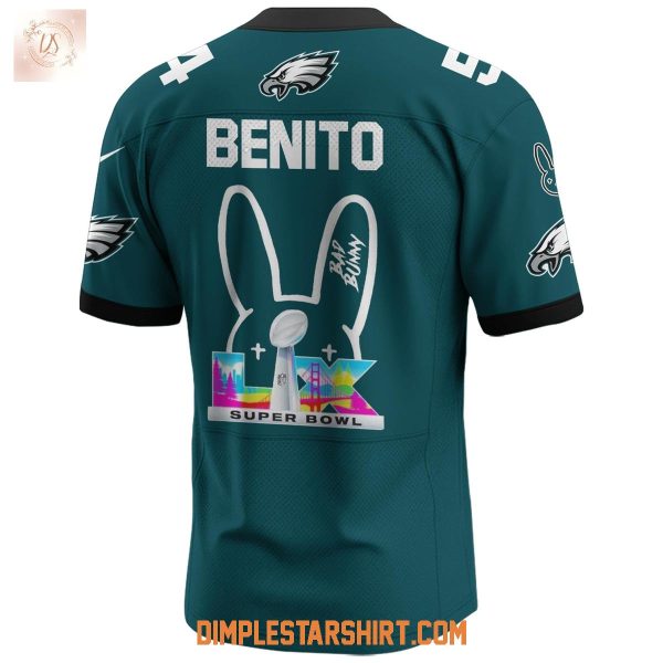Philadelphia Eagles x Bad Bunny 2025 Super Bowl Jersey