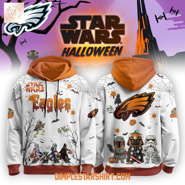 Philadelphia Eagles x Star Wars Halloween 2025 Hoodie Shirt