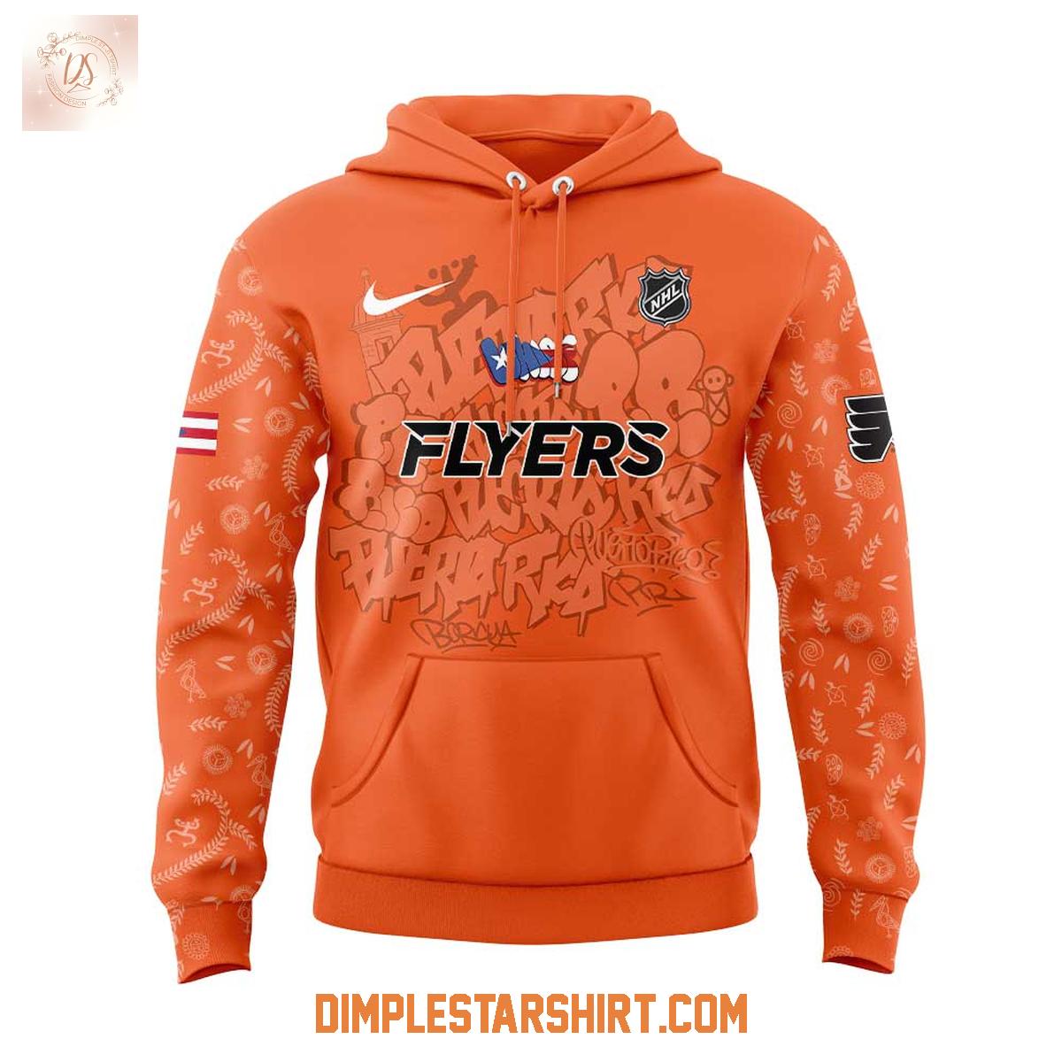 Philadelphia Flyers Puerto Rican Heritage Hoodie Shirt Philadelphia Flyers Puerto Rican Heritage Hoodie Shirt