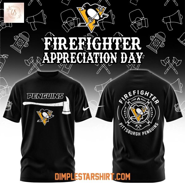 Pittsburgh Penguins Firefighter Appreciation Day Hoodie Shirt