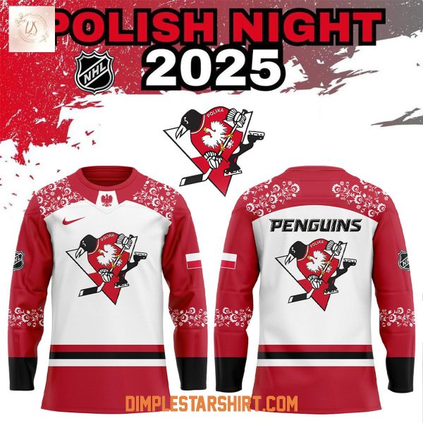 Pittsburgh Penguins Polist Night 2025 Hockey Jersey