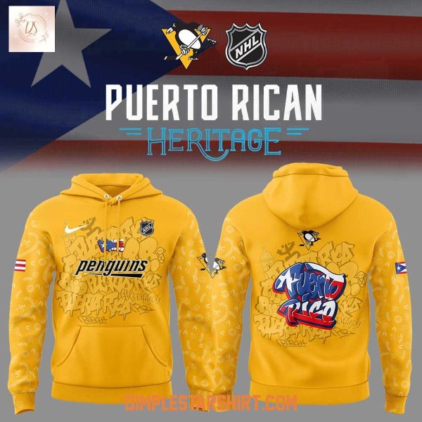 Pittsburgh Penguins Puerto Rican Heritage Hoodie Shirt
