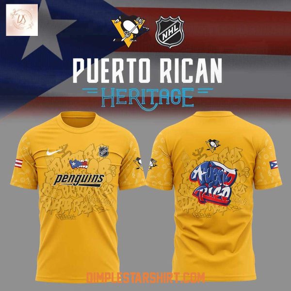 Pittsburgh Penguins Puerto Rican Heritage Hoodie Shirt